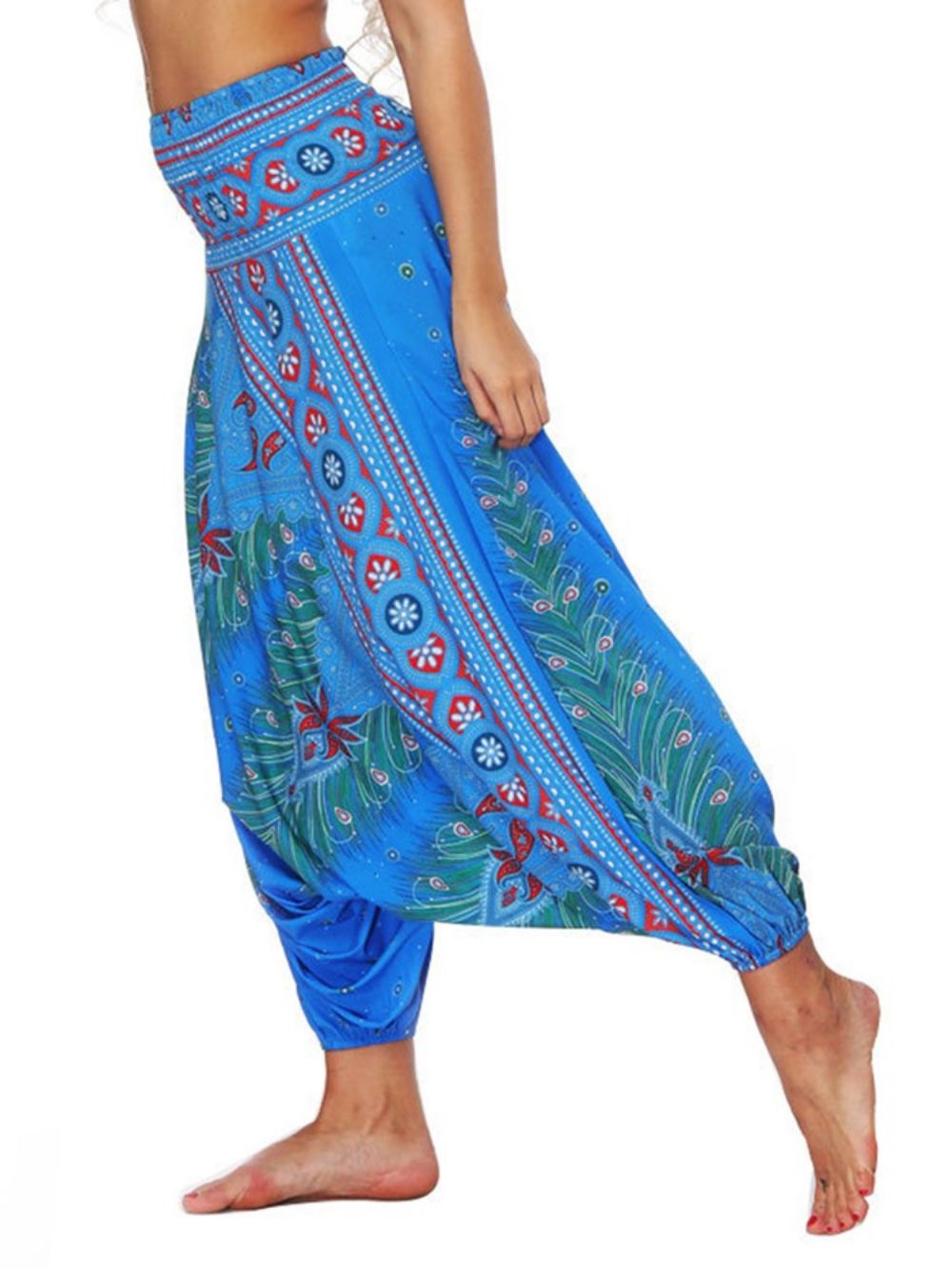 Print Losse Elastische Taille Dnace Yoga Harembroek