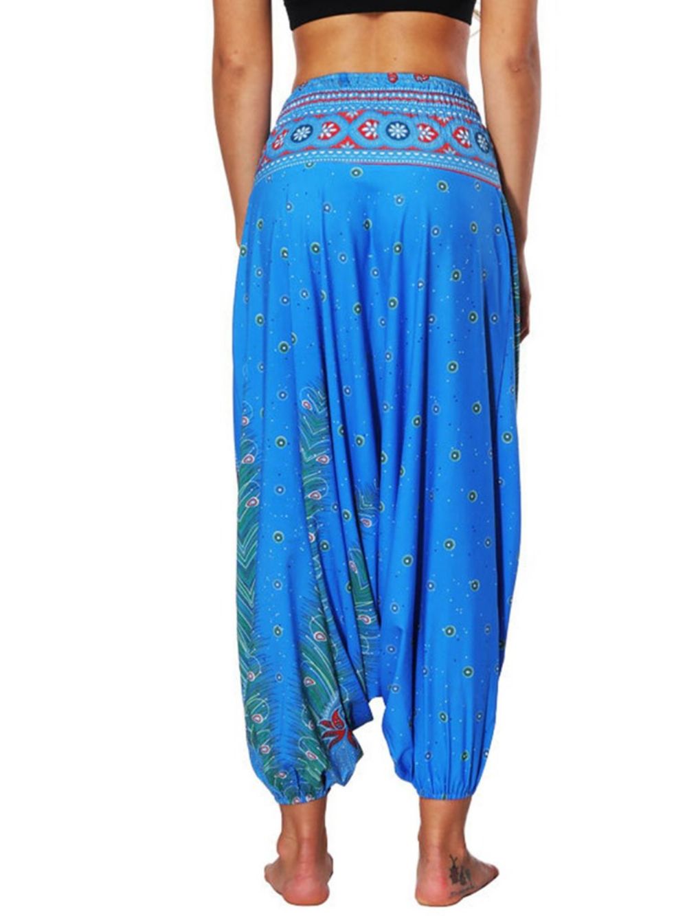 Print Losse Elastische Taille Dnace Yoga Harembroek