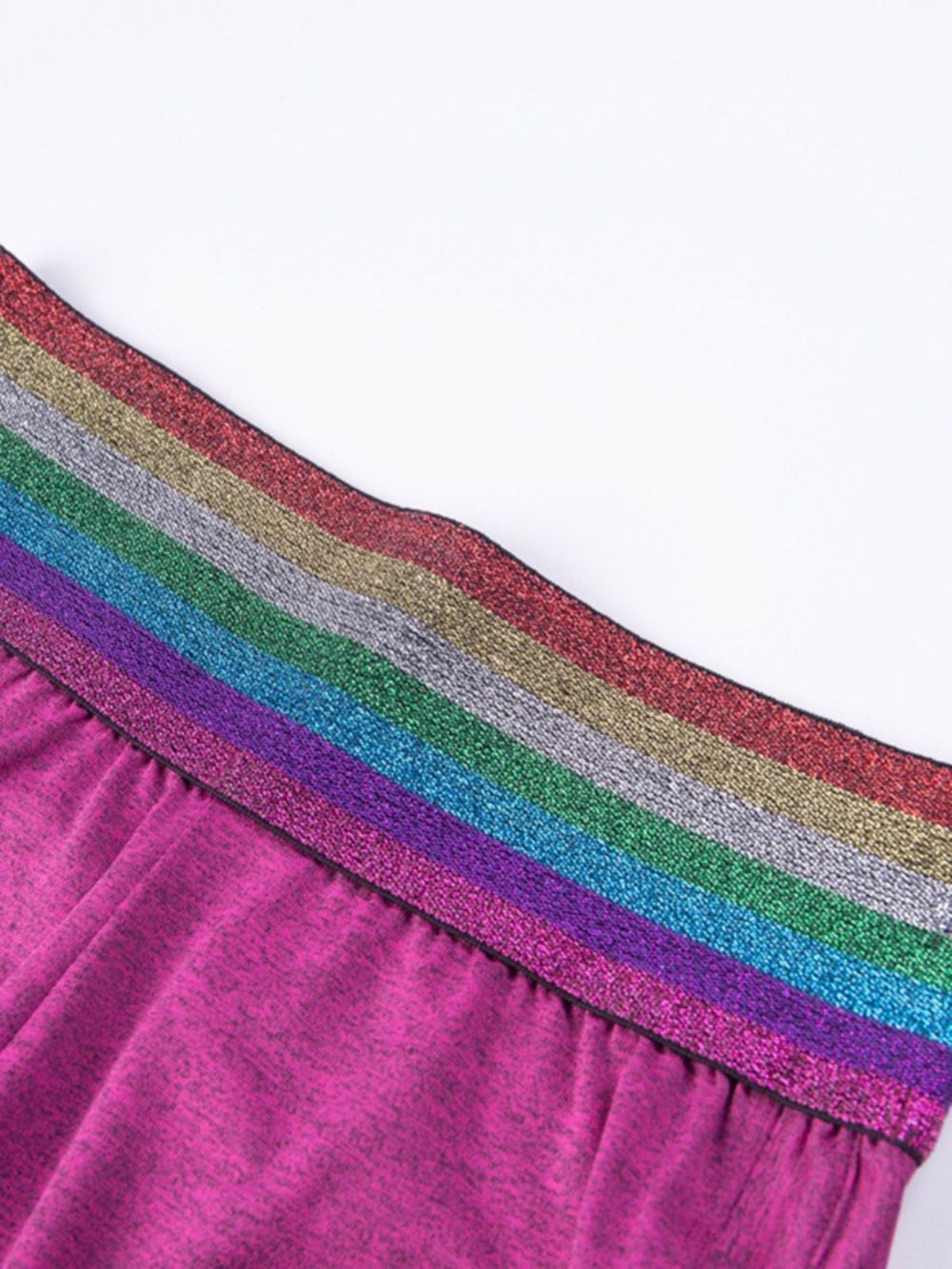 Rainbow Patchwork Shorts Zomer Gym Sport Yoga Broek