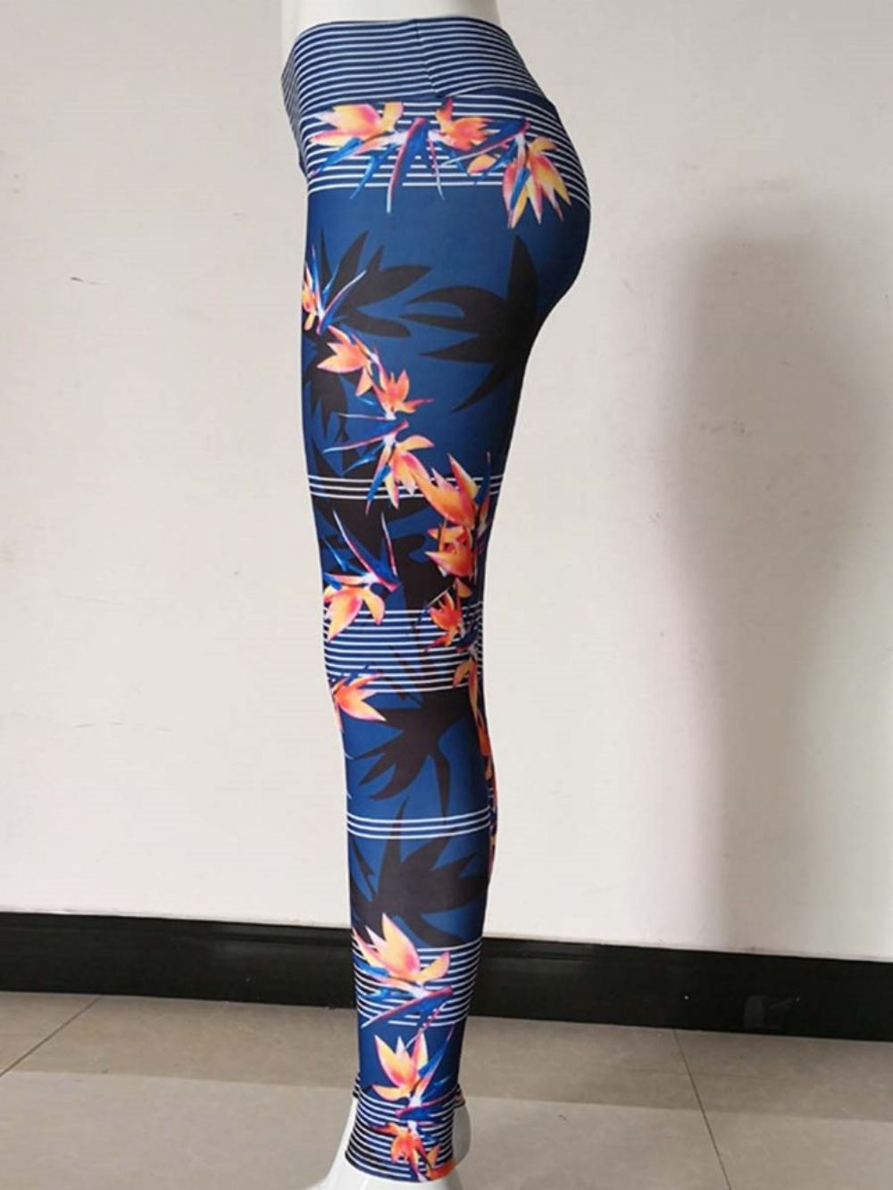 Sportlegging Dames Met Anti-Zweet En Bloemenprint