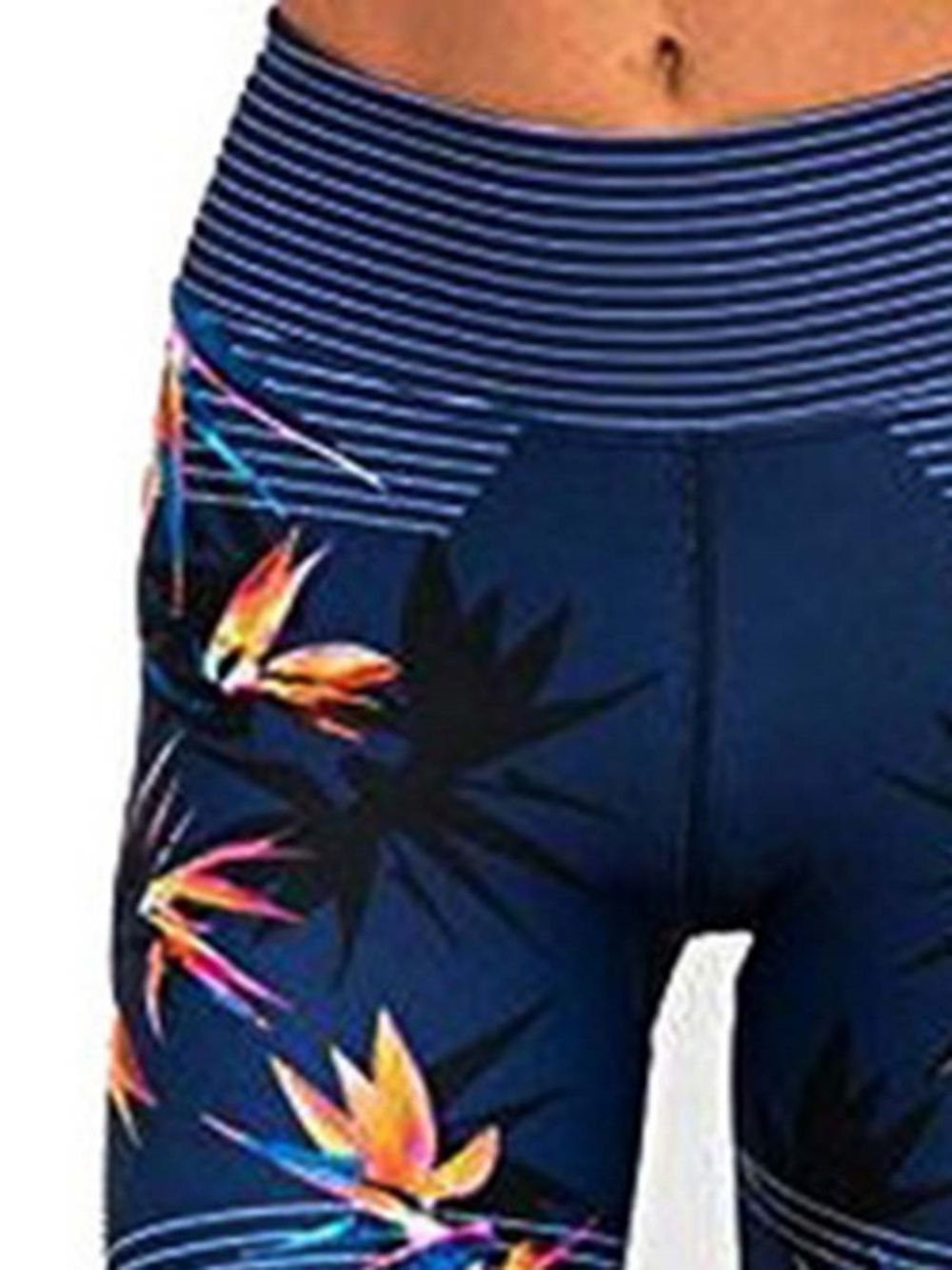 Sportlegging Dames Met Anti-Zweet En Bloemenprint