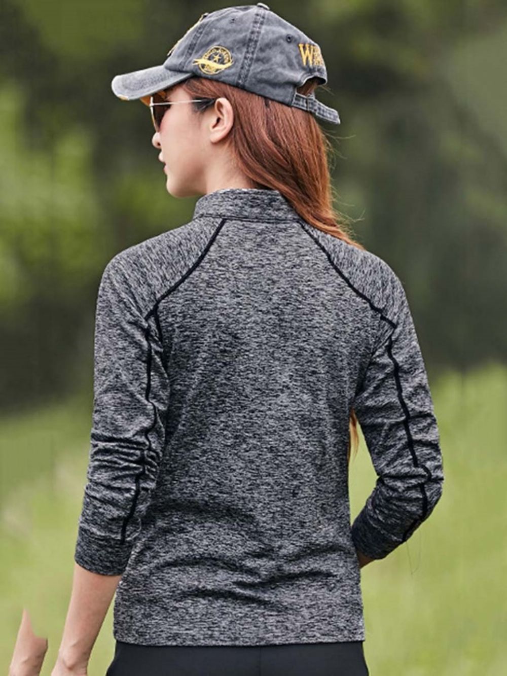 Sporttops Met Onderhoudsvriendelijke Afwerking En Gestreepte Anti-Zweet Pullover Dames