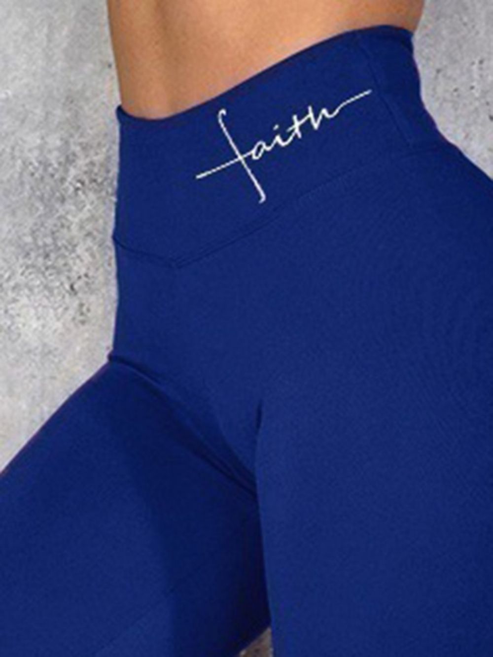 Vrouwen Letter Ademende Hardloop Yoga Broek Hoge Taille Tiktok Legging