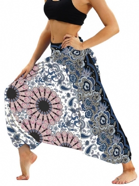 Yoga Harembroek Van Polyester Met Boho-Print Dames