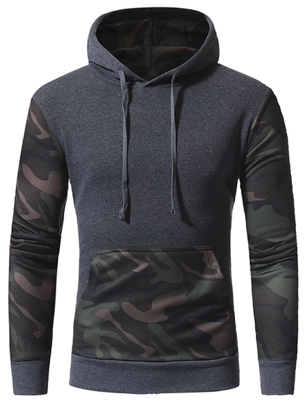 Camouflage Pullover Pocket Pullover Winter Hoodies