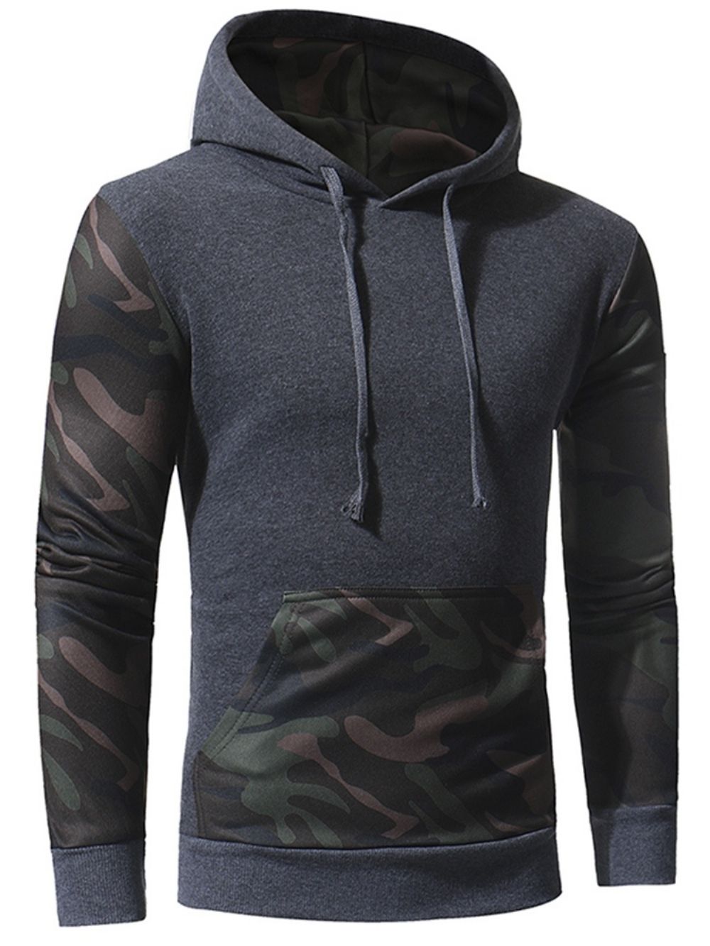 Camouflage Pullover Pocket Pullover Winter Hoodies