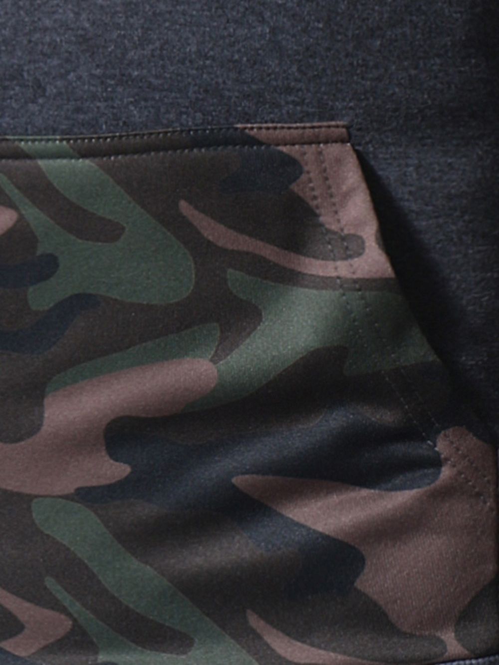 Camouflage Pullover Pocket Pullover Winter Hoodies