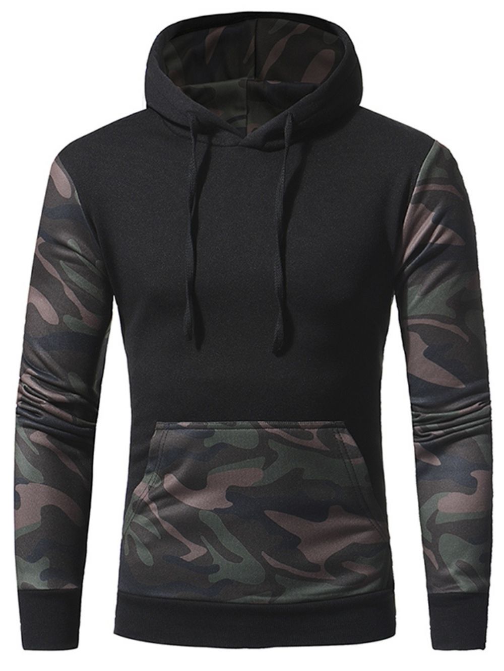 Camouflage Pullover Pocket Pullover Winter Hoodies