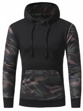 Camouflage Pullover Pocket Pullover Winter Hoodies