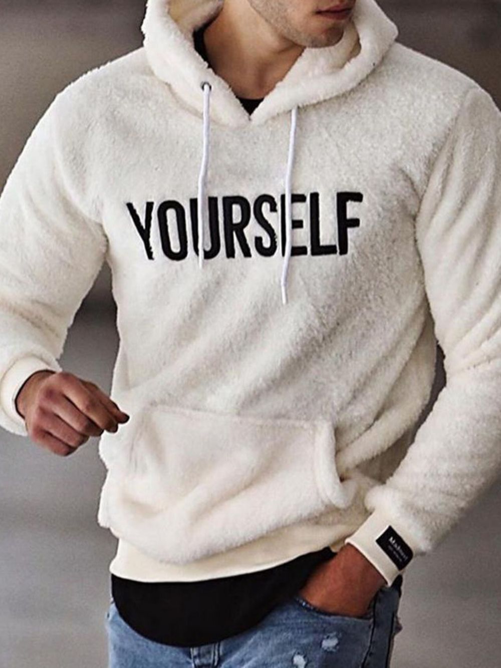 Dikke Letter Pullover Europese Hoodies