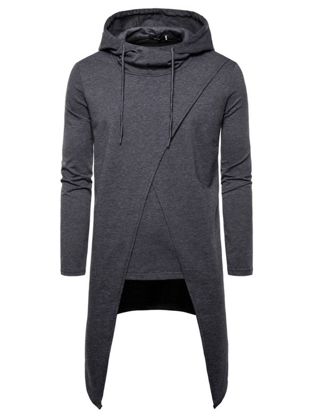 Pullover Effen Asymmetrische Herfst Casual Hoodies