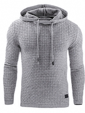 Pullover Effen Lente Hoodies Heren