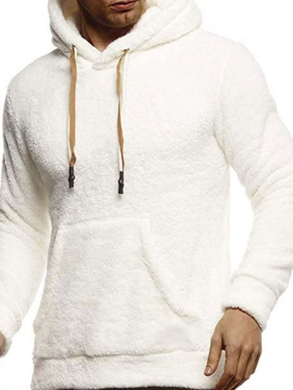 Pullover Effen Pullover Met Zakjes Slim Hoodies