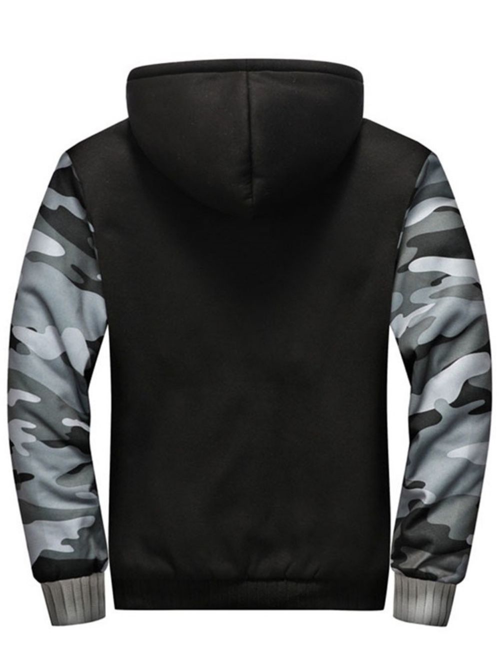 Slim Casual Herenhoodies Van Fleece Met Kleurvlakken En Patchwork