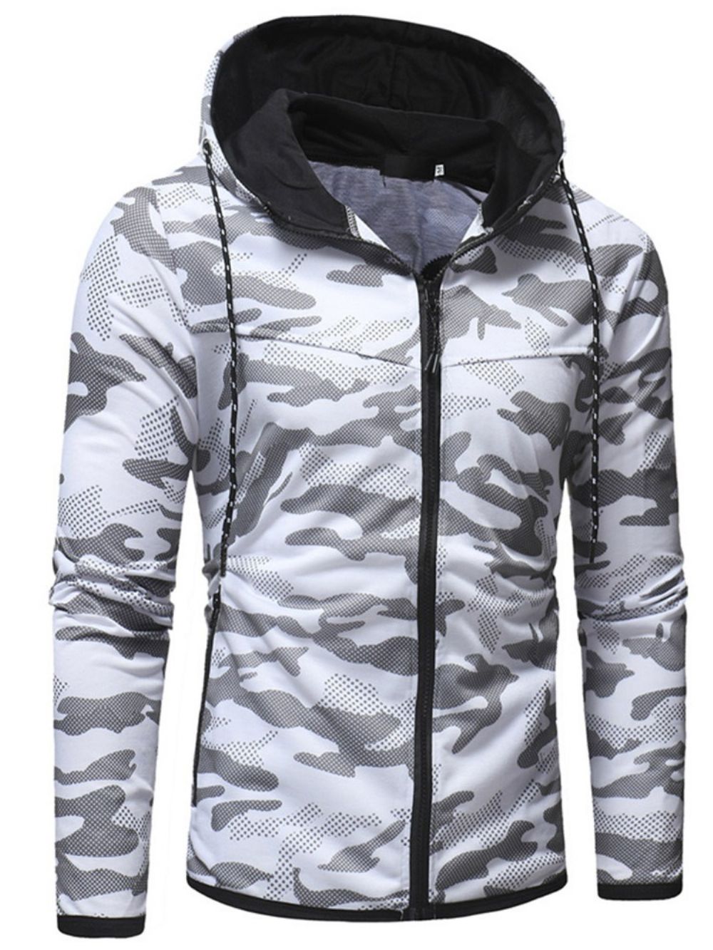 Trekkoord Camouflage Vest Hooded Slim Hoodies