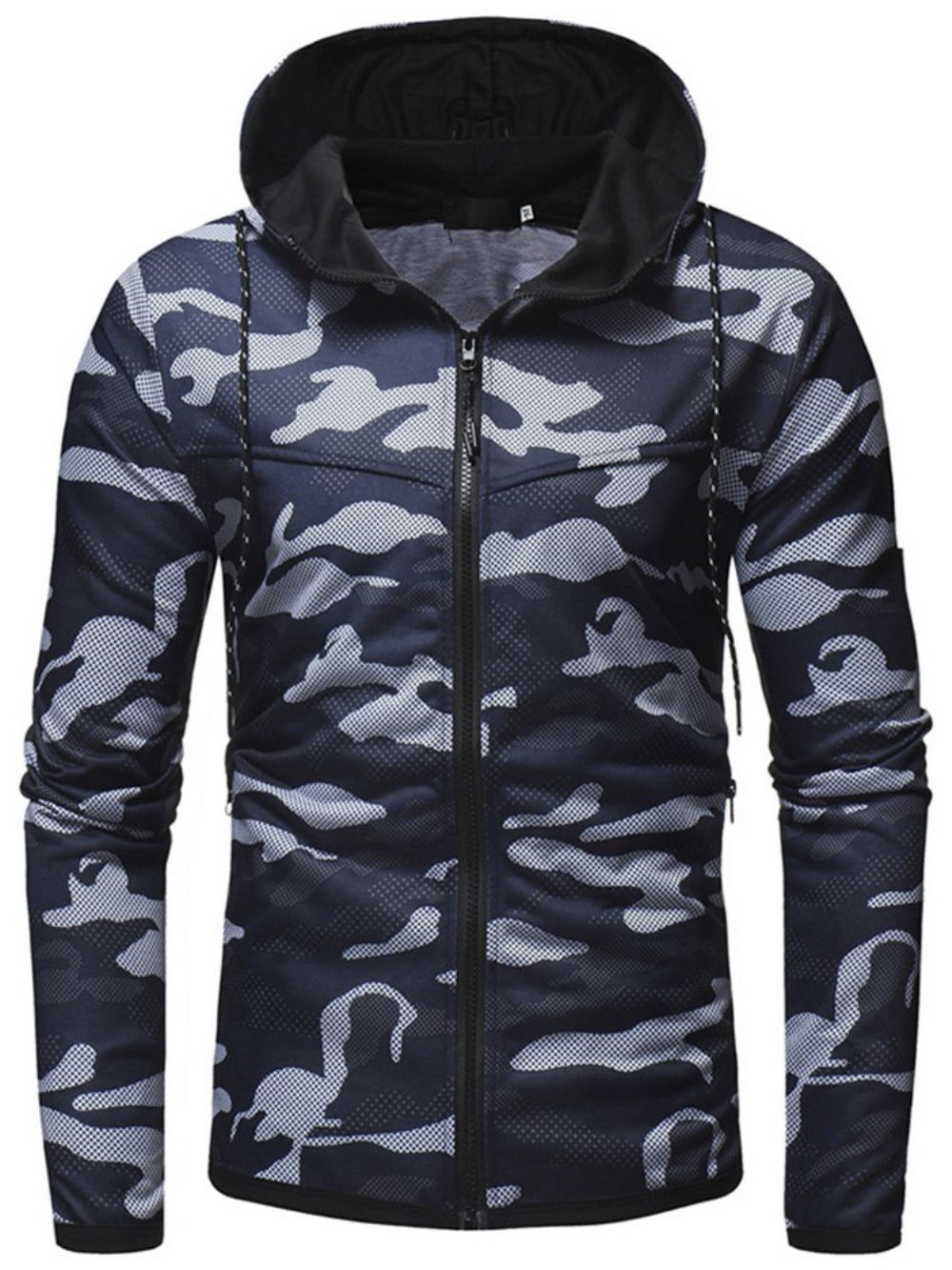 Trekkoord Camouflage Vest Hooded Slim Hoodies