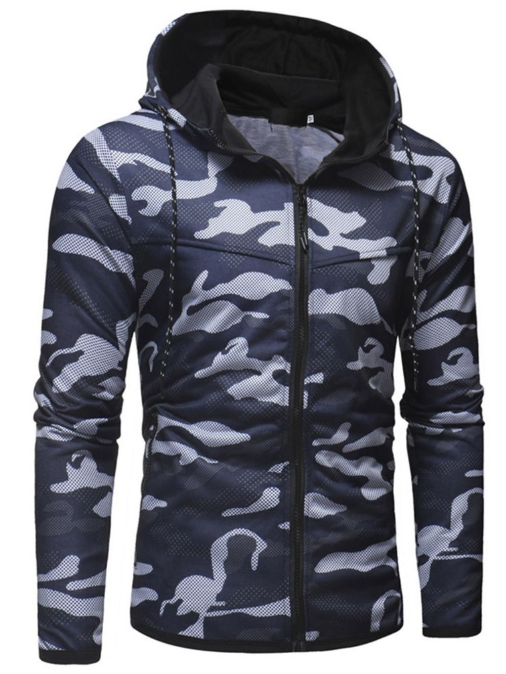 Trekkoord Camouflage Vest Hooded Slim Hoodies