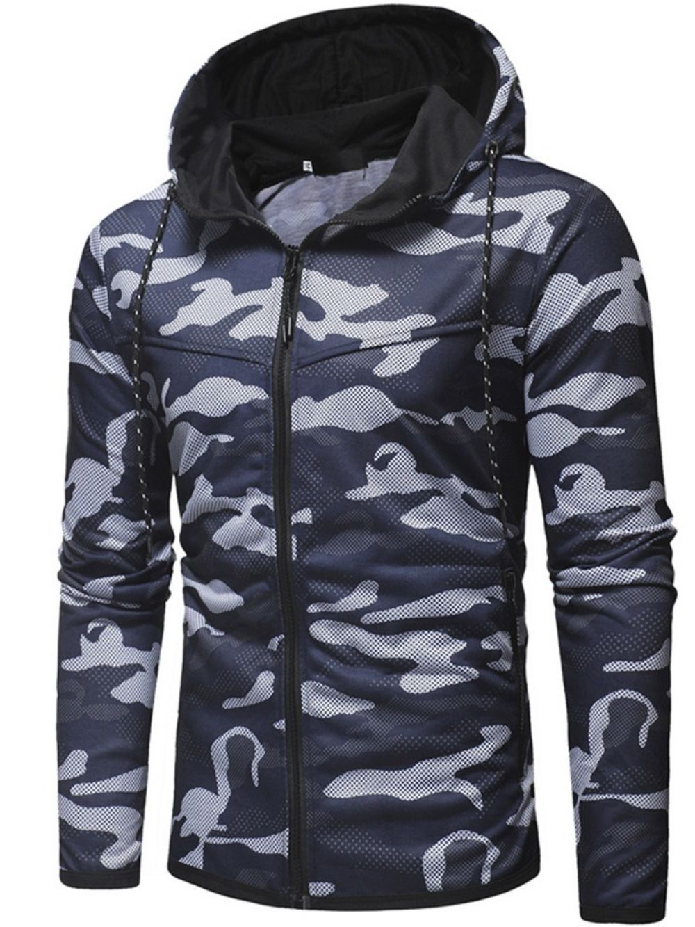 Trekkoord Camouflage Vest Hooded Slim Hoodies