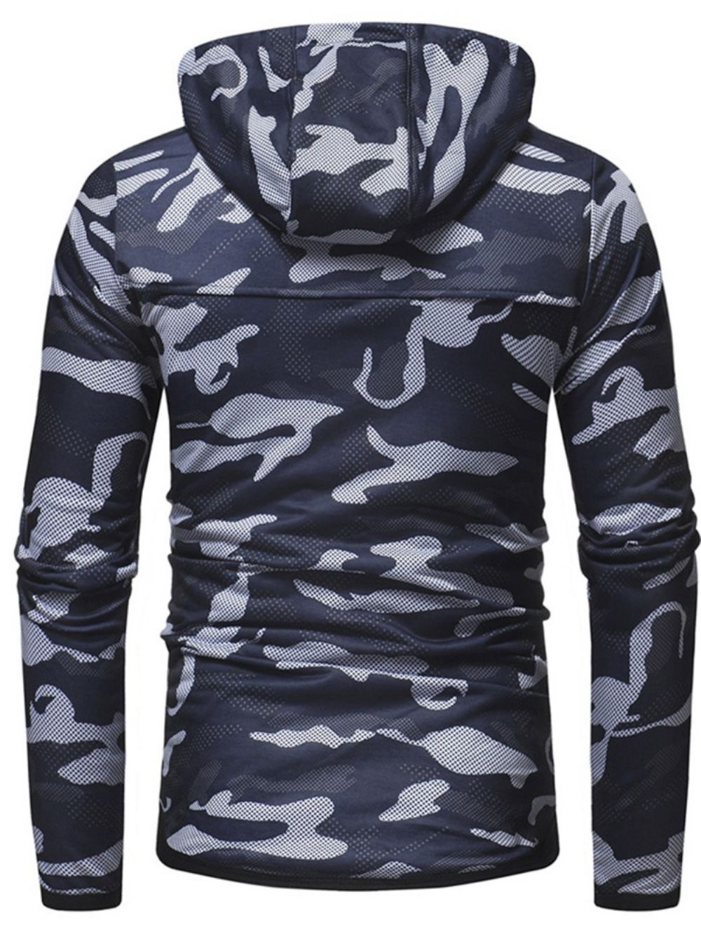 Trekkoord Camouflage Vest Hooded Slim Hoodies