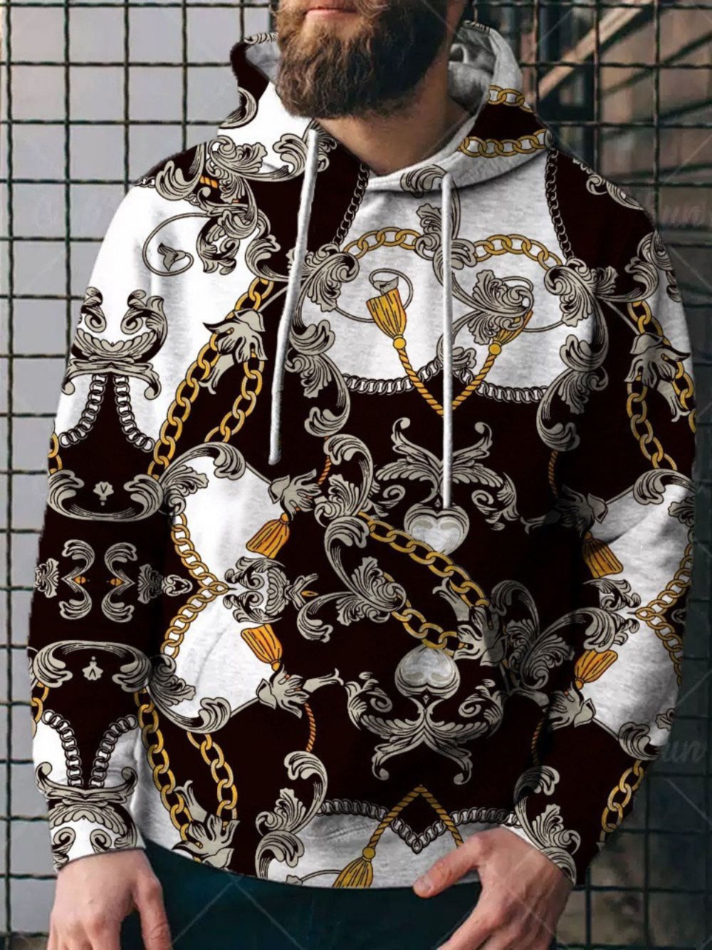 Trui Met Print Herfsttrui Hoodies