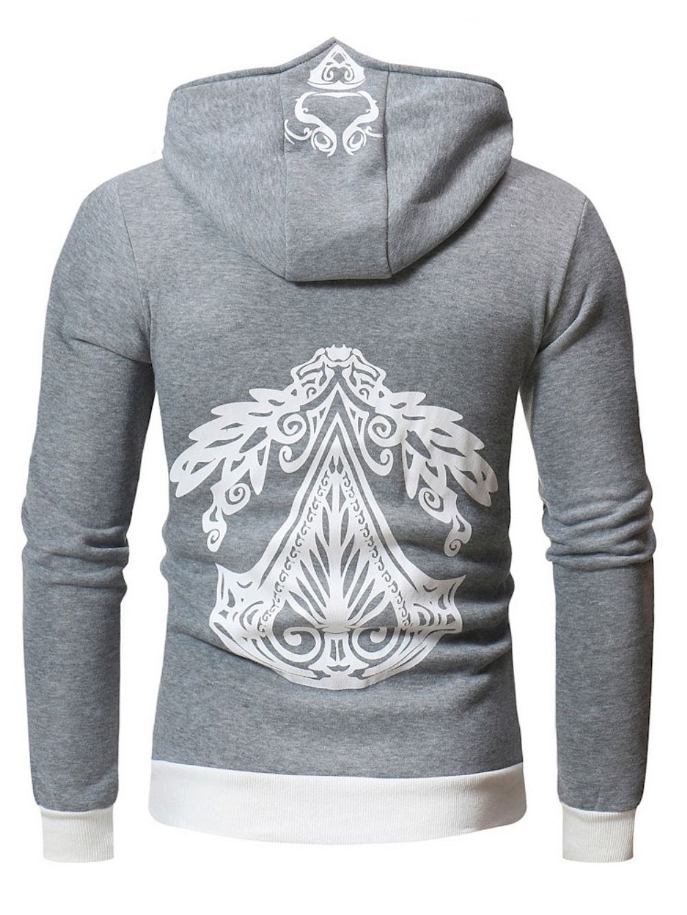 Vest Rits Kleurblok Hooded Herenmode Hoodies