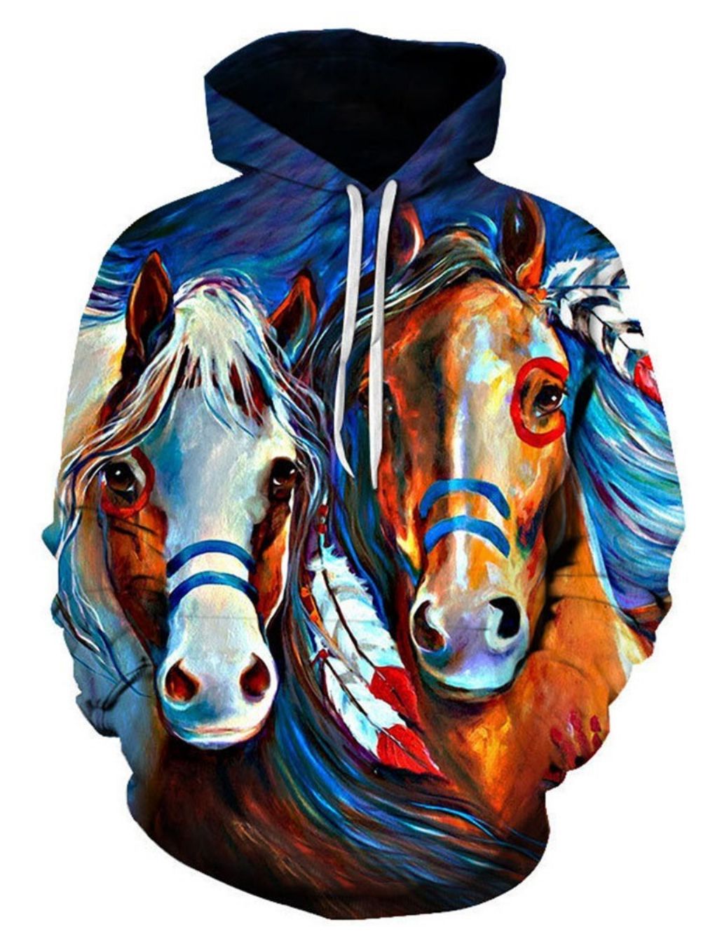 Winterhoodies Heren Met Print En Dierenprint