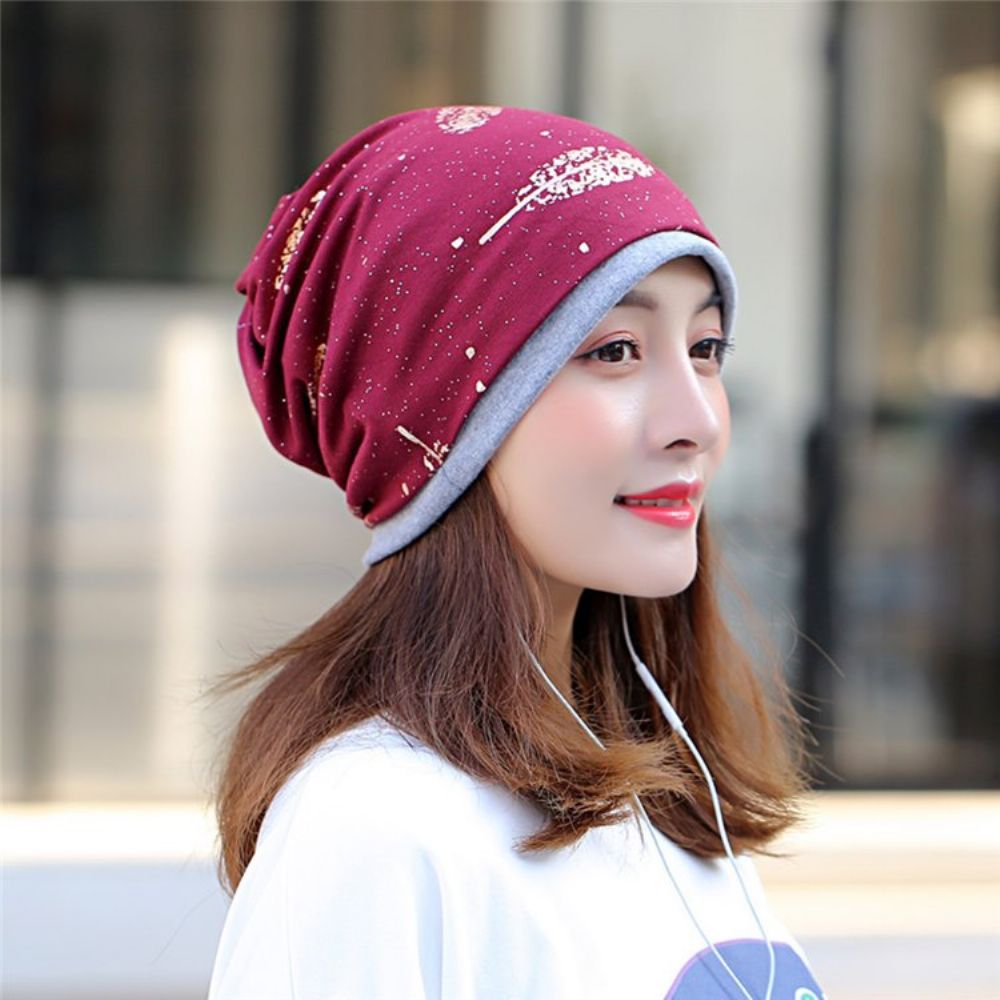 Print Skullies & Beanies Winter Casual Dameshoeden