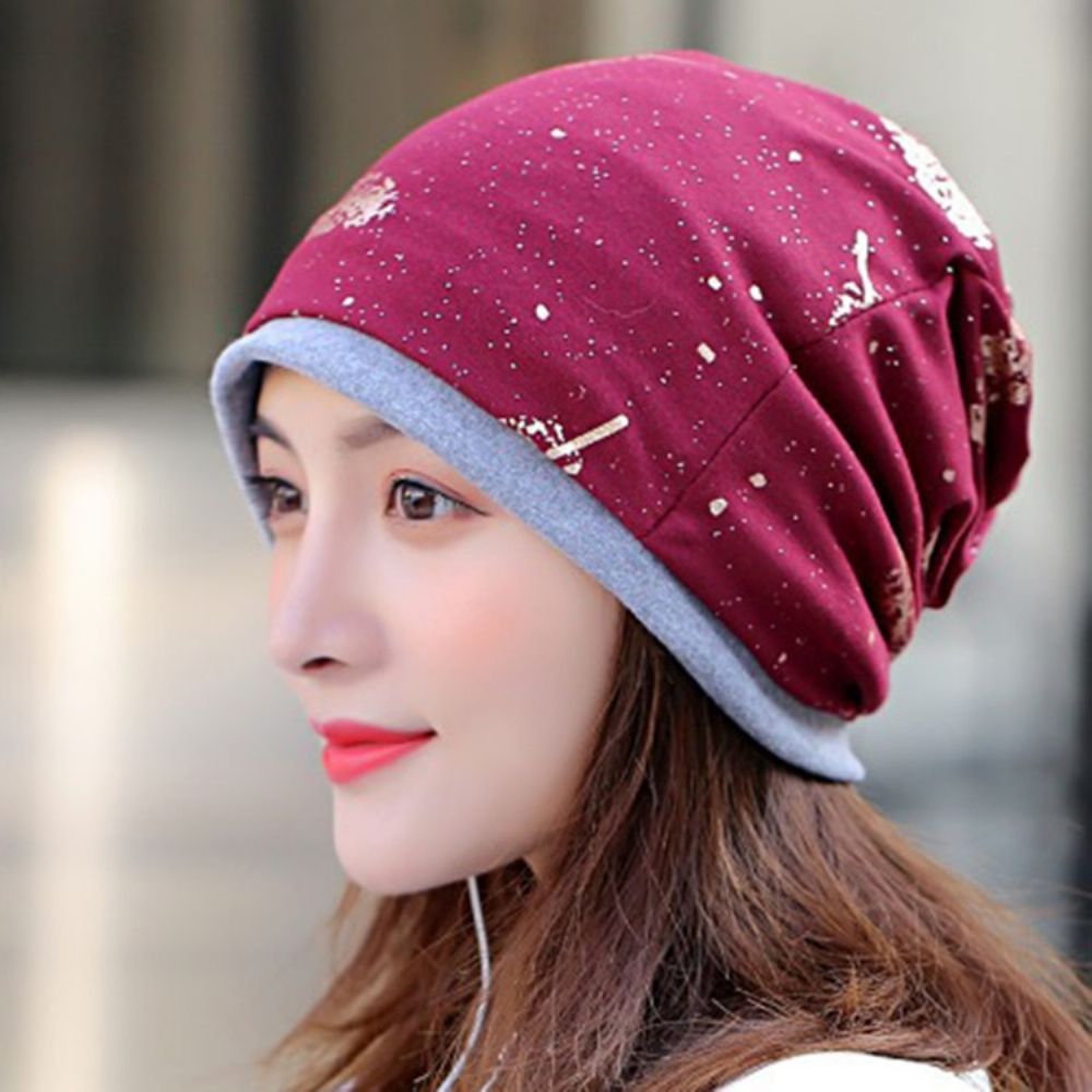 Print Skullies & Beanies Winter Casual Dameshoeden