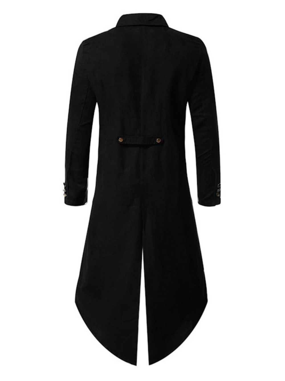 Lange Effen Enkele Trenchcoat Heren