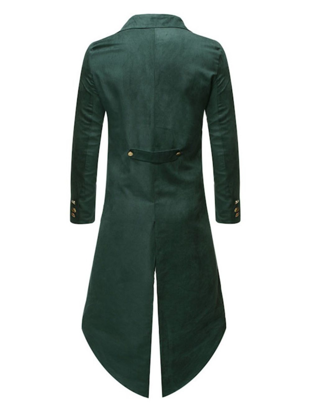 Lange Effen Enkele Trenchcoat Heren