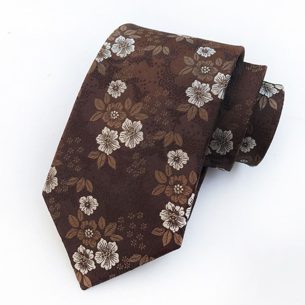 Paisley Herenstropdas Met Bloemen