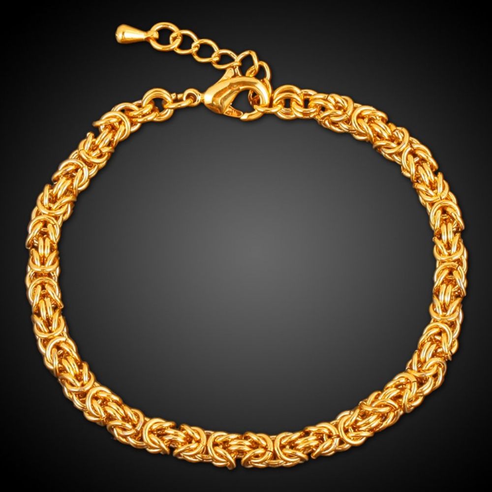 Twist18K Vergulde Armband Heren