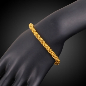 Twist18K Vergulde Armband Heren