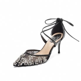 Strass Stiletto Heel Spitse Teen Dames Galaschoenen