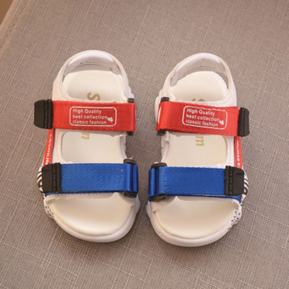 Babyschoenen Met Kleurblokken En Open Teen