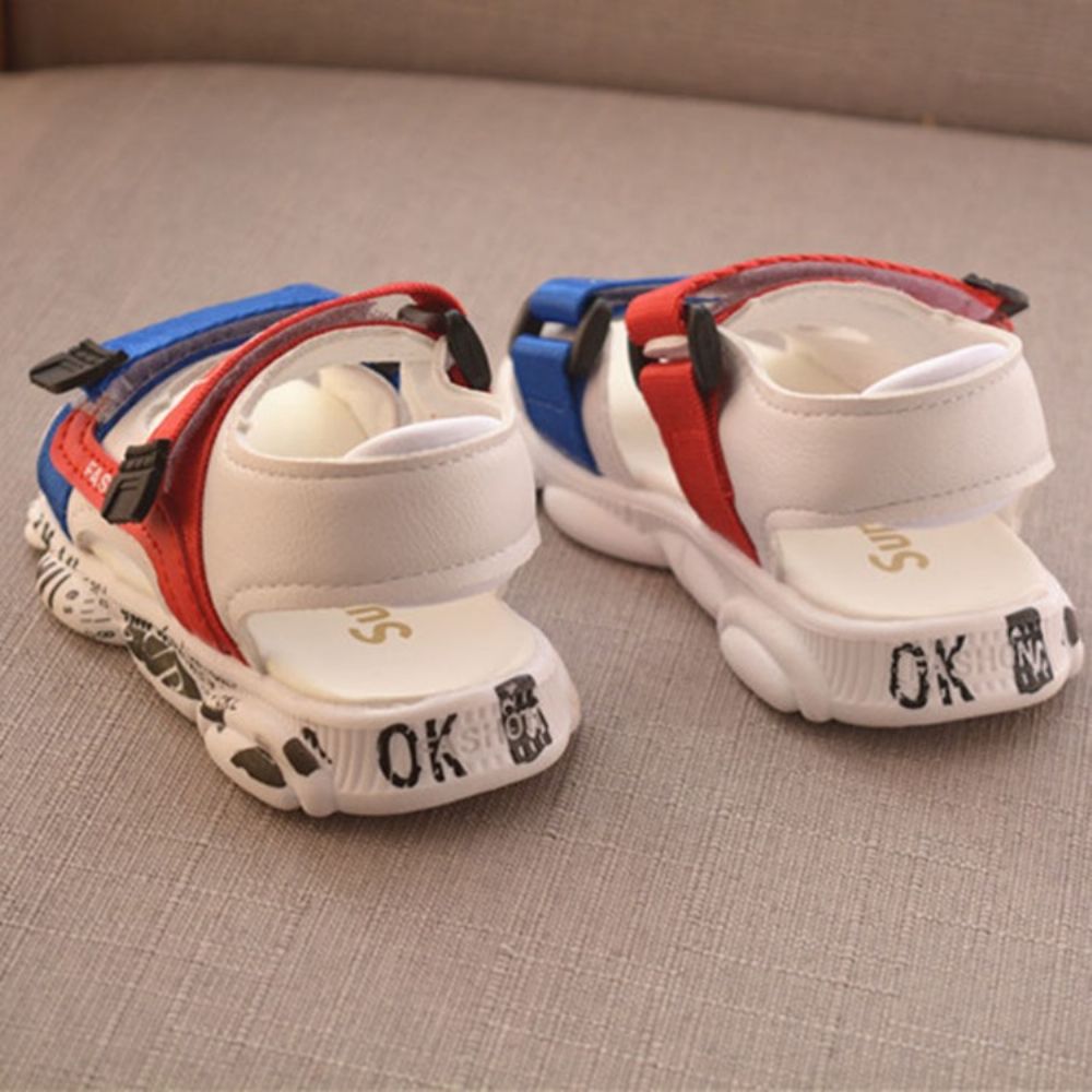 Babyschoenen Met Kleurblokken En Open Teen