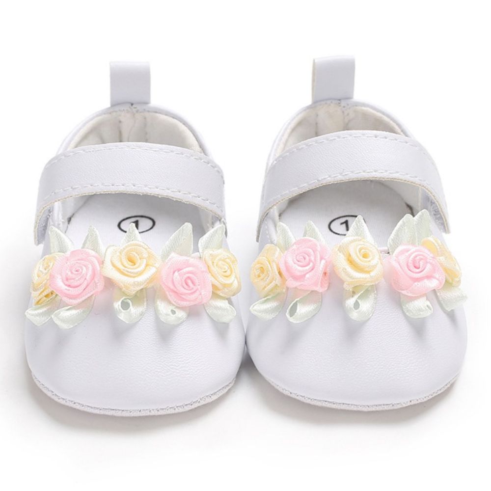 Bloemen Klittenband Babymeisje Schoenen