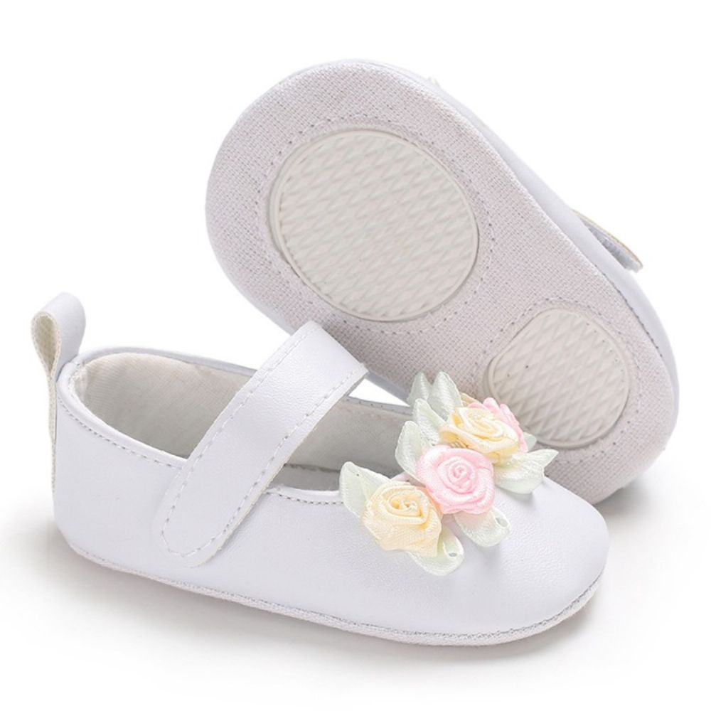 Bloemen Klittenband Babymeisje Schoenen