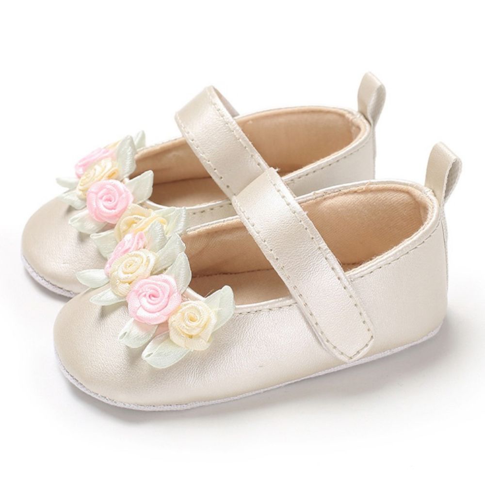 Bloemen Klittenband Babymeisje Schoenen