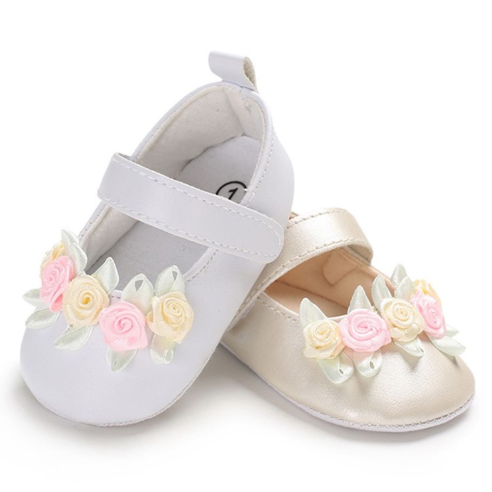 Bloemen Klittenband Babymeisje Schoenen