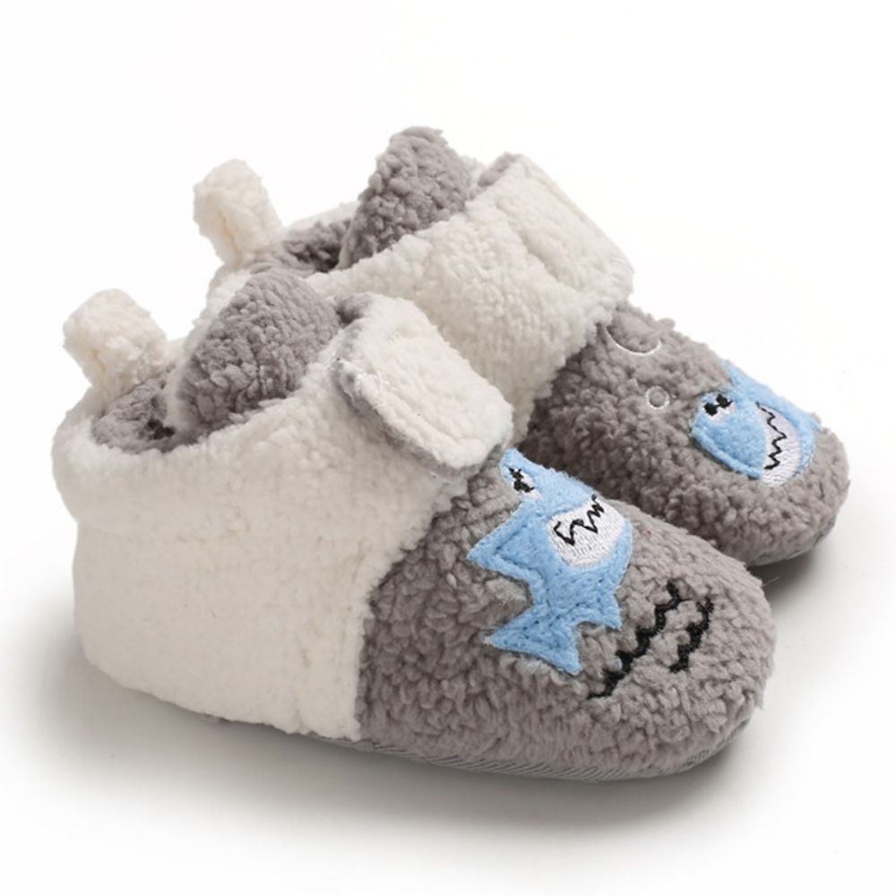 Cartoon Kleurblok Unisex Babyschoenen