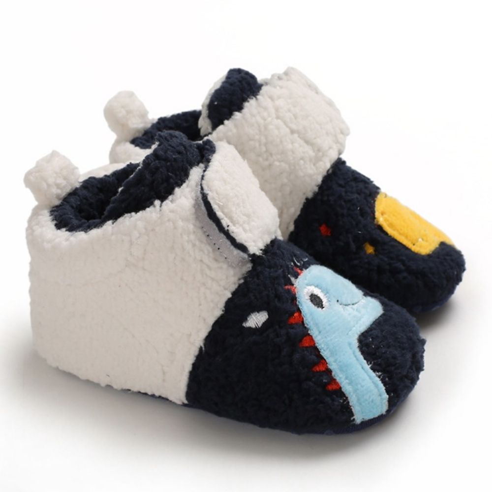 Cartoon Kleurblok Unisex Babyschoenen