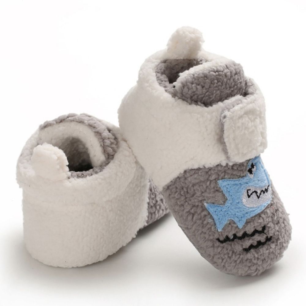 Cartoon Kleurblok Unisex Babyschoenen