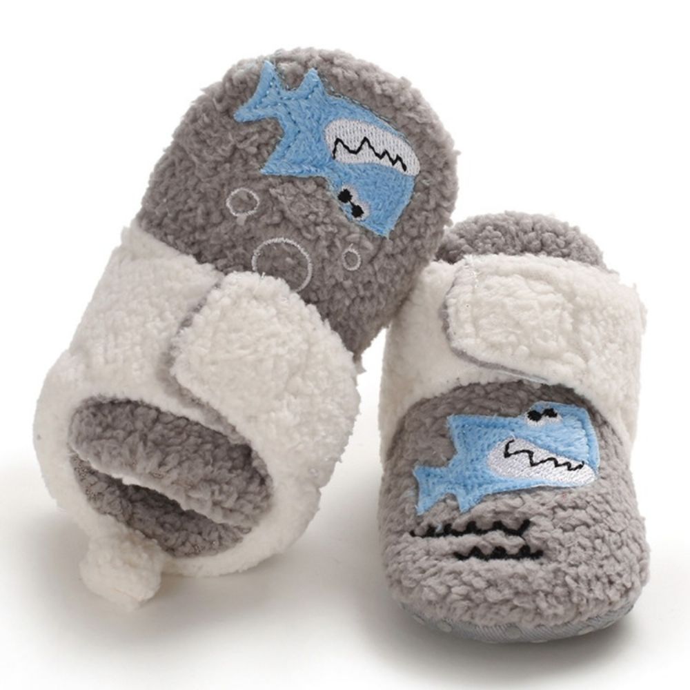 Cartoon Kleurblok Unisex Babyschoenen