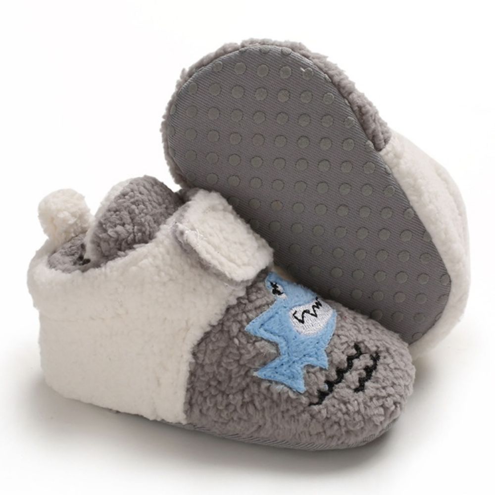 Cartoon Kleurblok Unisex Babyschoenen