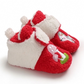 Cartoon Kleurblok Unisex Babyschoenen