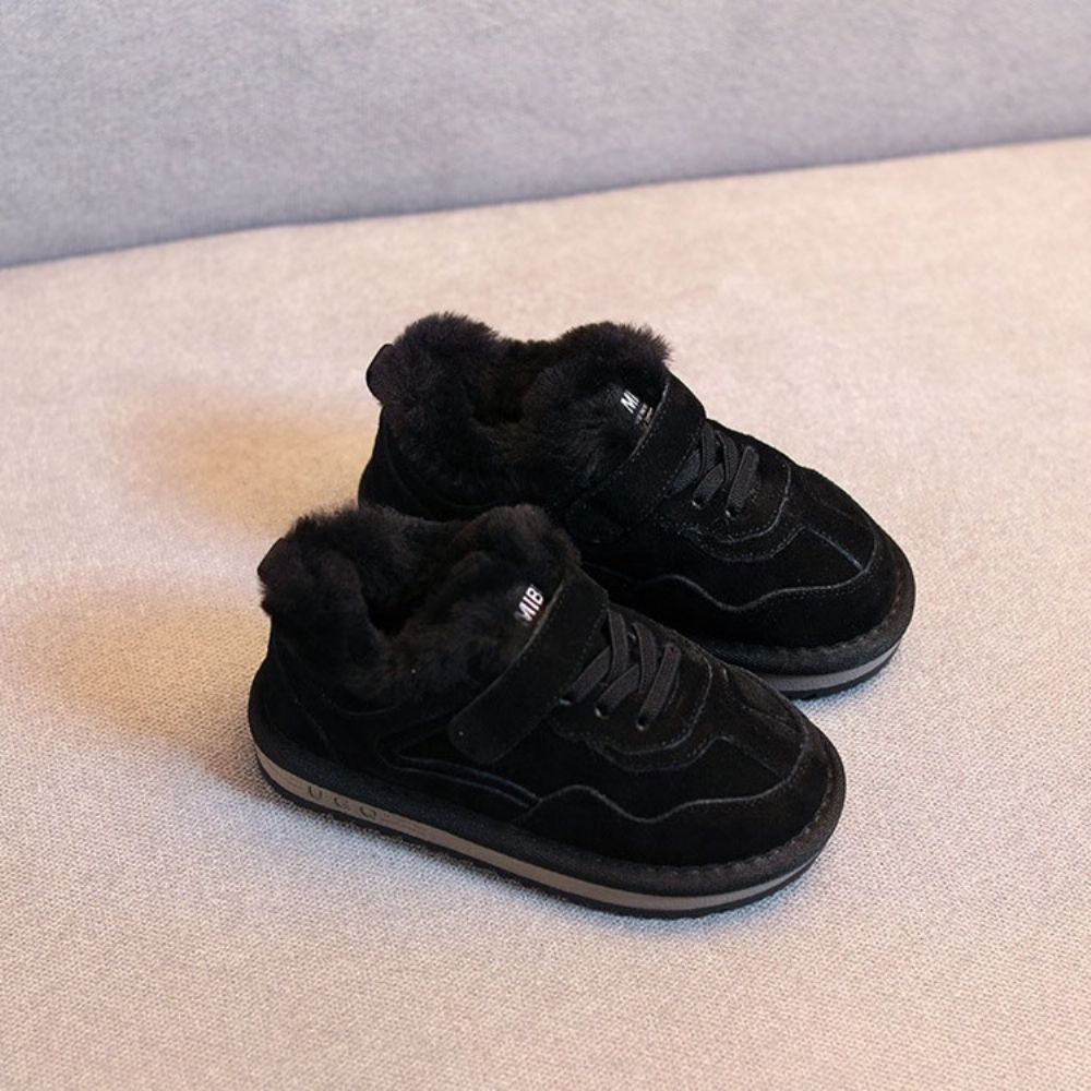 Effen Baby Wintersneakers Met Veters