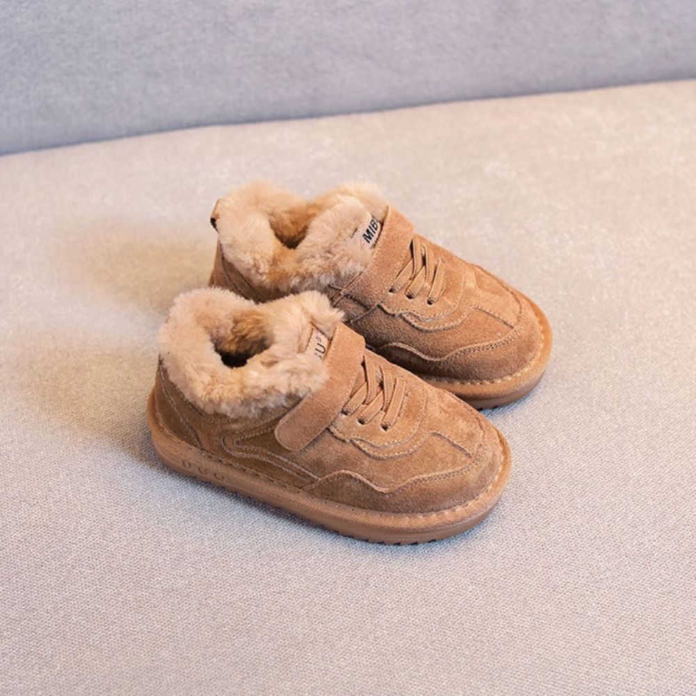 Effen Baby Wintersneakers Met Veters