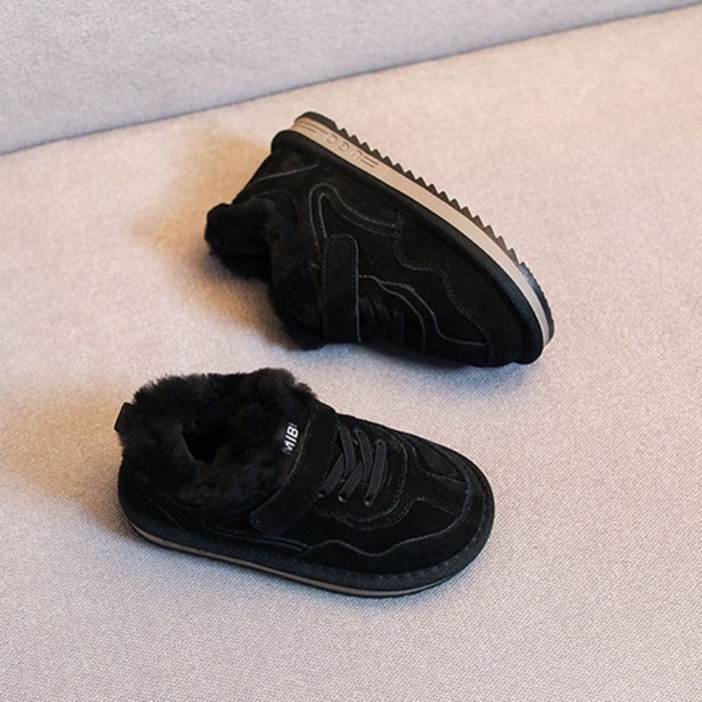 Effen Baby Wintersneakers Met Veters