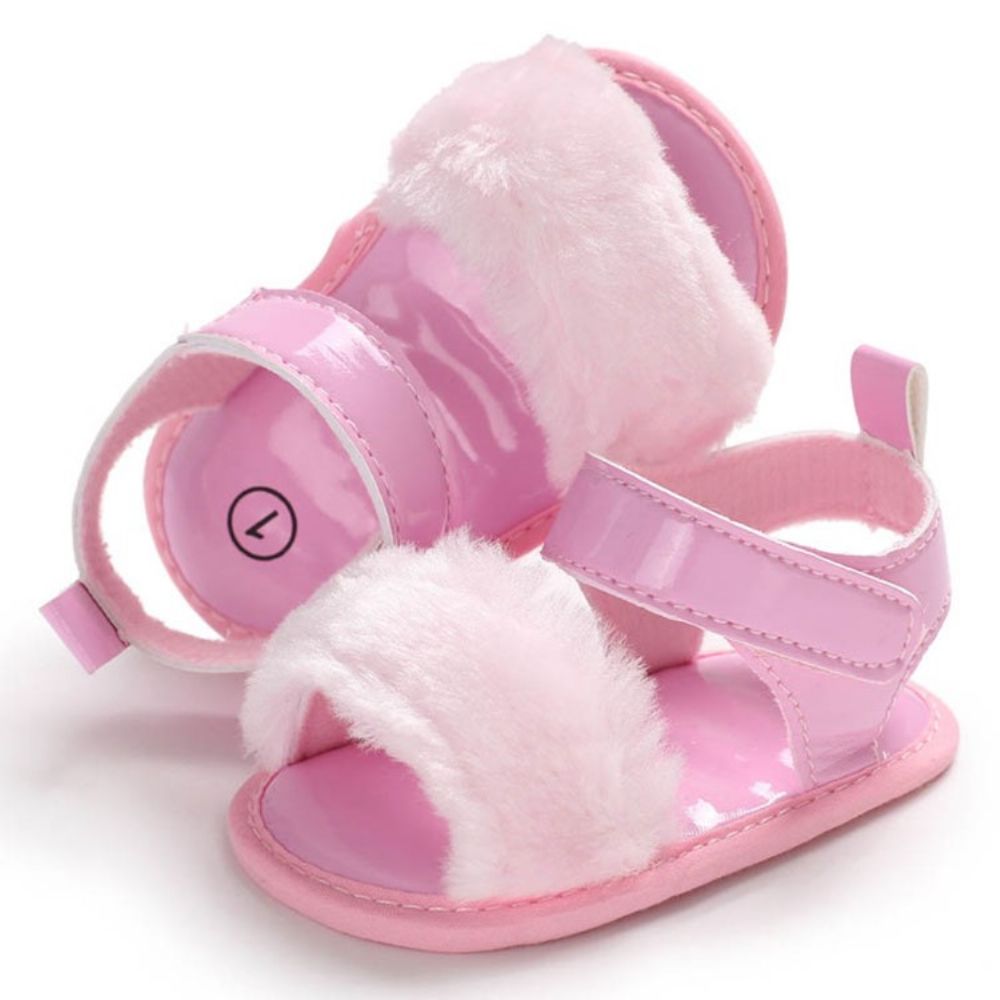 Effen Klittenband Babymeisje Peuter Schoenen